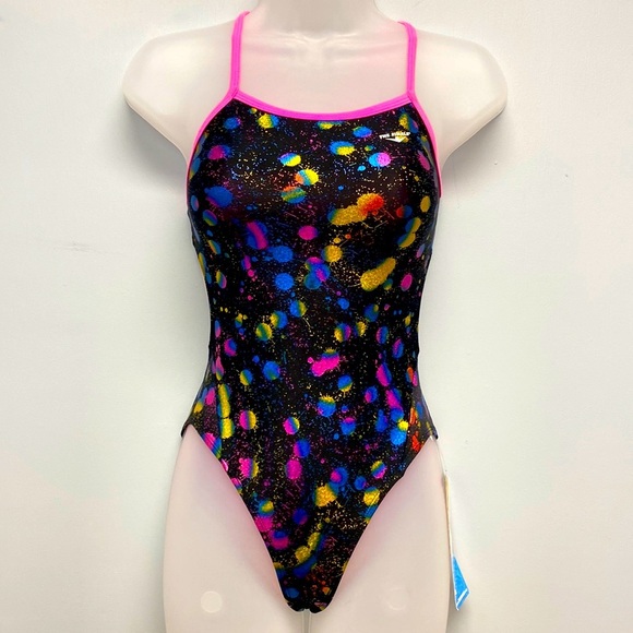The Finals Women’s Splat Wingback swimsuit - Picture 1 of 7